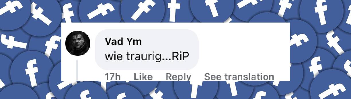 Fans reagieren auf die Nachrichten zu Lukas' Tod. | Quelle: facebook.com/share/p/1bSfYjwKjT/