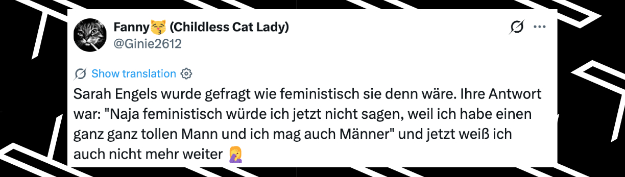 Nutzer-Komentar | Quelle: X/ https://x.com/Ginie2612/status/2054845607957627130
