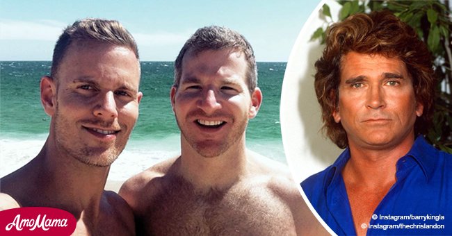 Michael Landons schwuler Sohn und sein Ehemann zeigen ihren niedlichen kleinen Jungen auf süßen Fotos