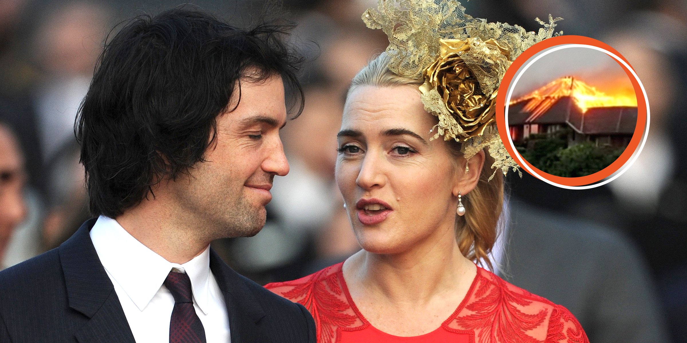 Kate Winslet und Ned Rocknroll | Quelle: youtube.com/ABC News | Getty Images