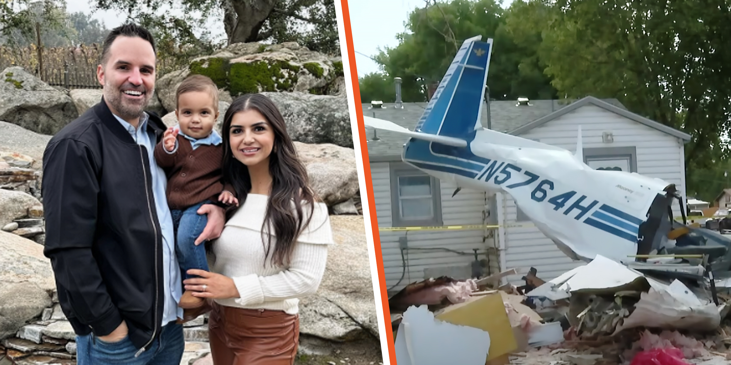 Brandon, Jestene und Paxton LeRoy | Das abgestürzte Flugzeug | Quelle: YouTube/@ktvb7 | Instagram/jaylenai
