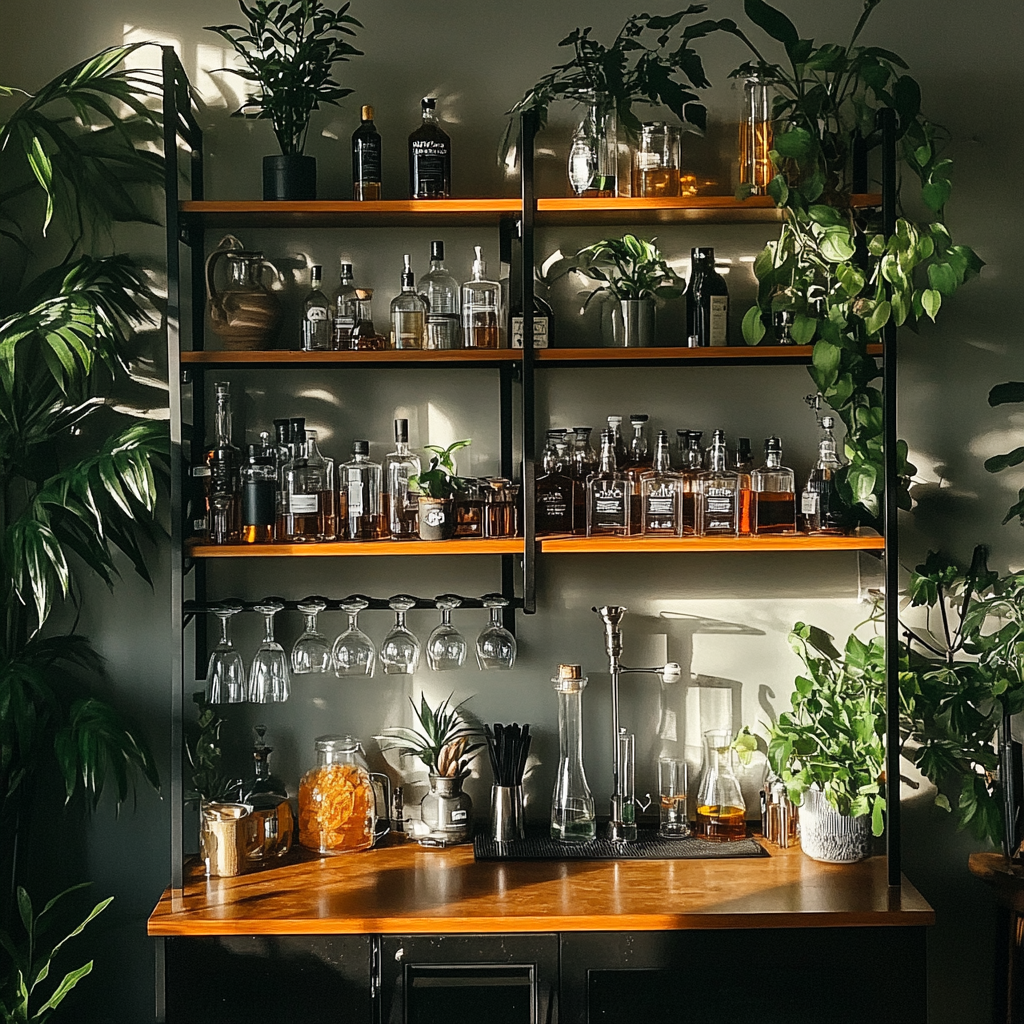 Eine Gin-Station | Quelle: Midjourney