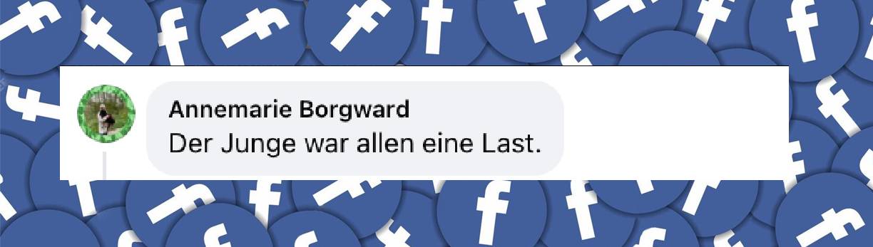 Reaktionen von Internetnutzern auf die Einzelheiten des vierten Verhandlungstages im Fall Fabian | Quelle: facebook.com/watch/?v=976816224836908