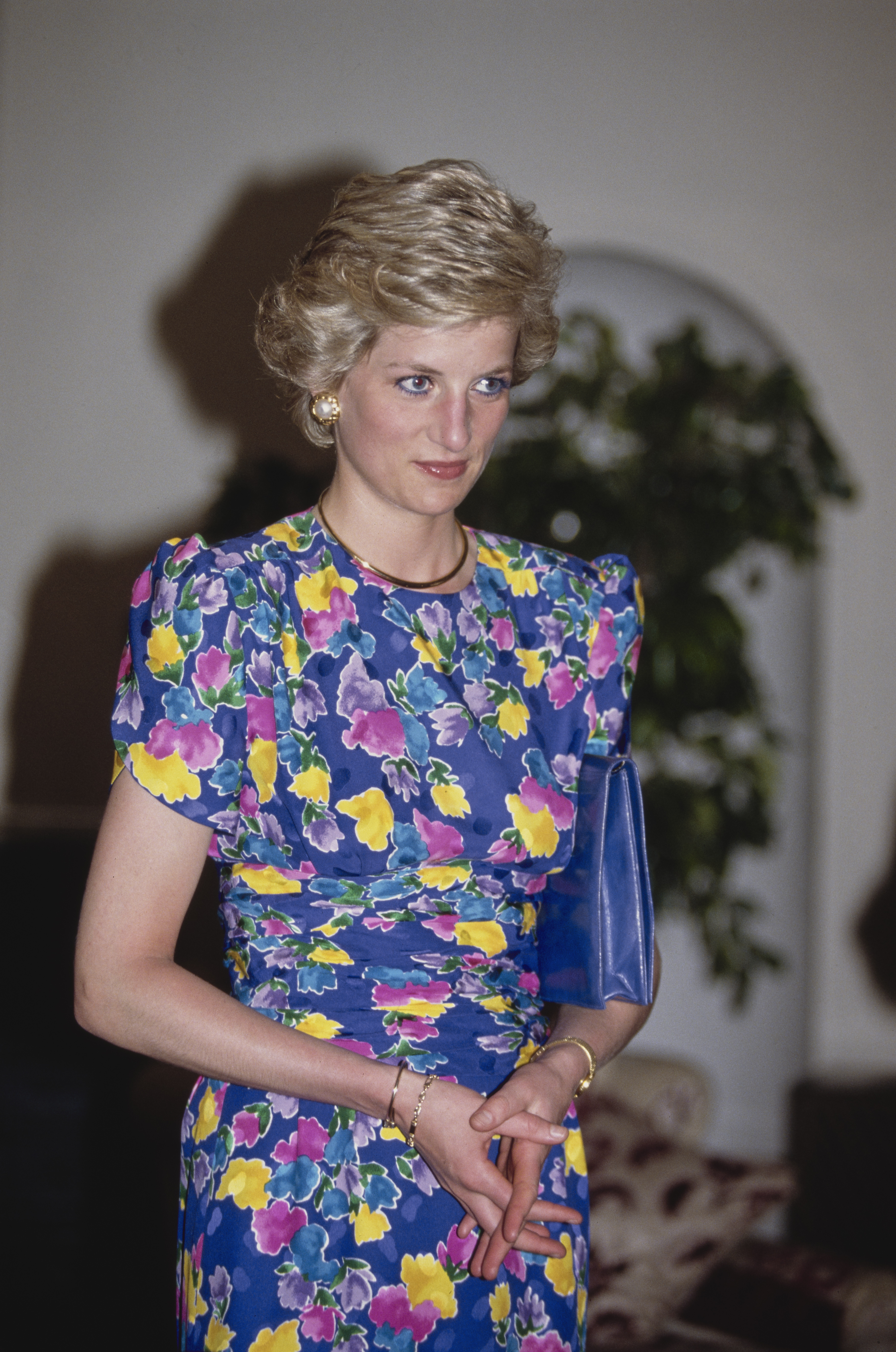 Prinzessin Diana von Wales besucht das State House in Lagos, Nigeria, im März 1990. | Quelle: Getty Images