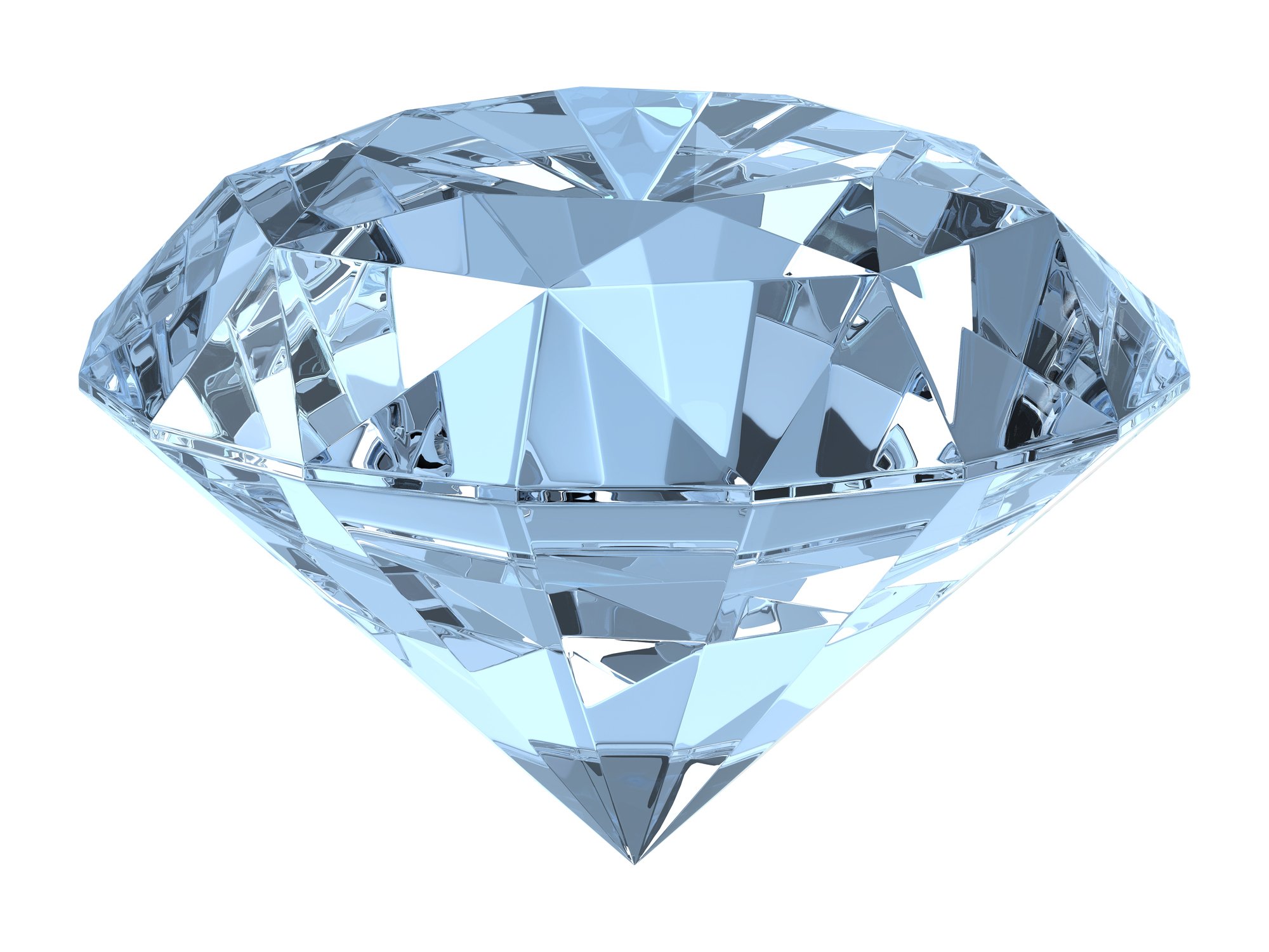 Nahaufnahme Foto eines blauen Diamanten.  |  Foto: Getty Images
