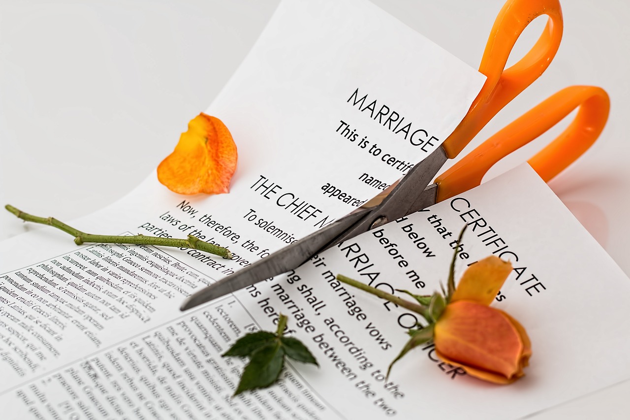 Scheidungspapiere | Quelle: Pixabay
