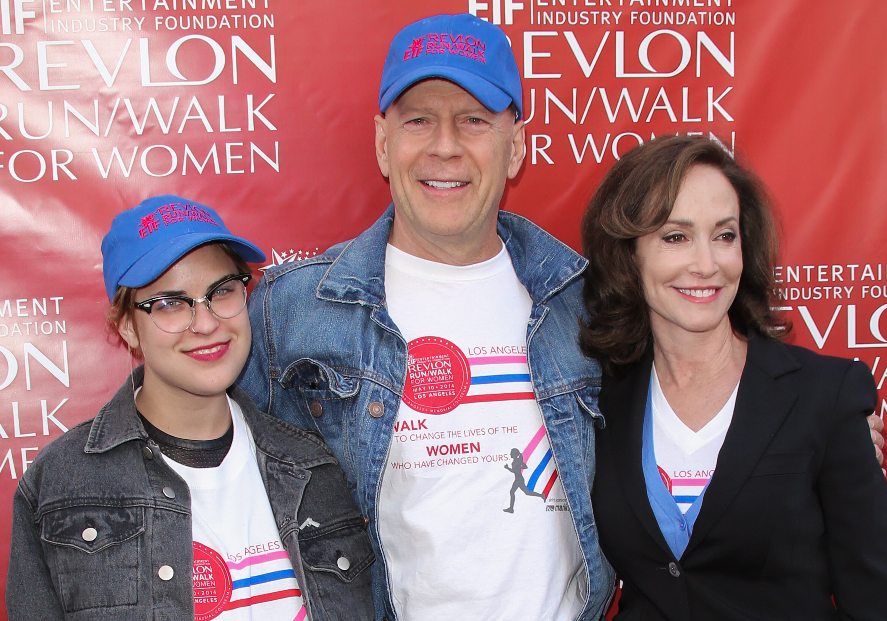 Tallulah und Bruce Willis mit Lilly Tartikoff beim EIF Revlon Run/Walk For Women am 10. Mai 2014 in Los Angeles, Kalifornien. | Quelle: Getty Images