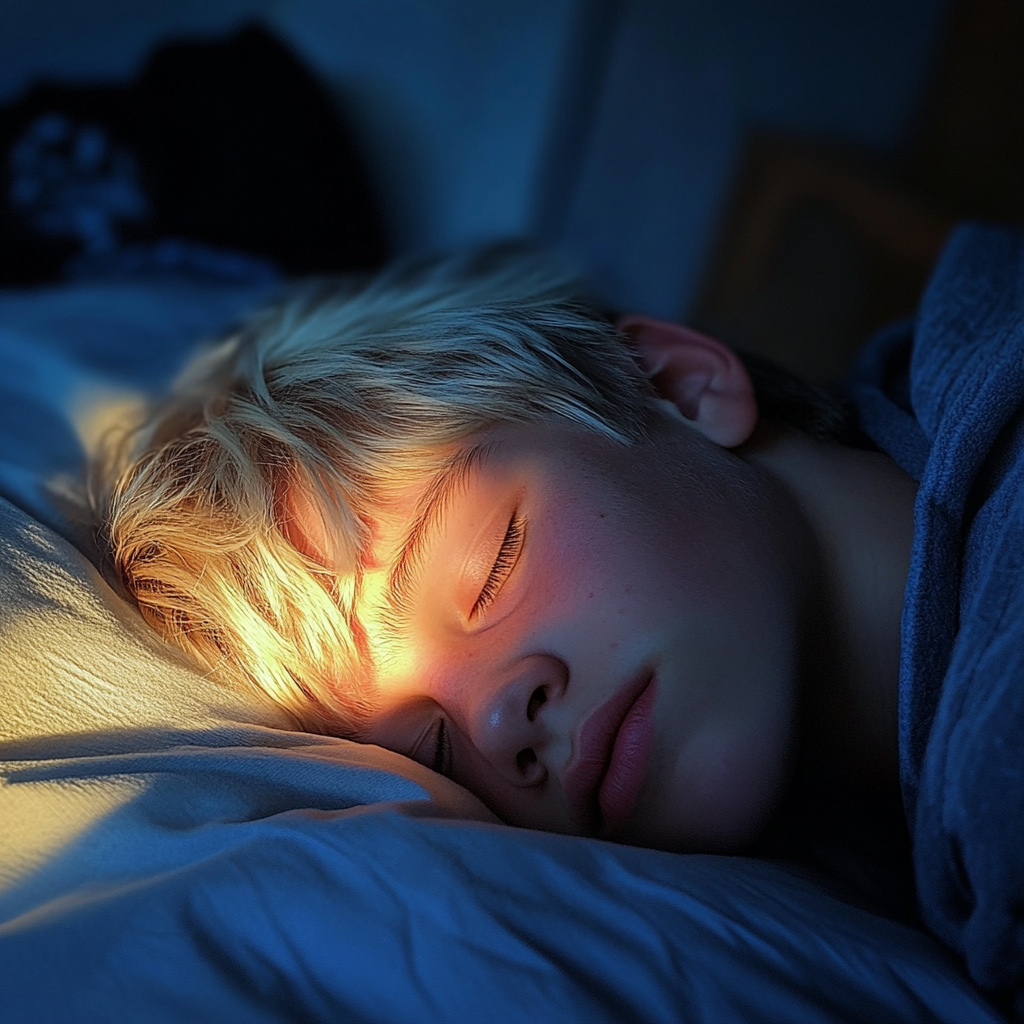 Ein schlafender Junge | Quelle: Midjourney