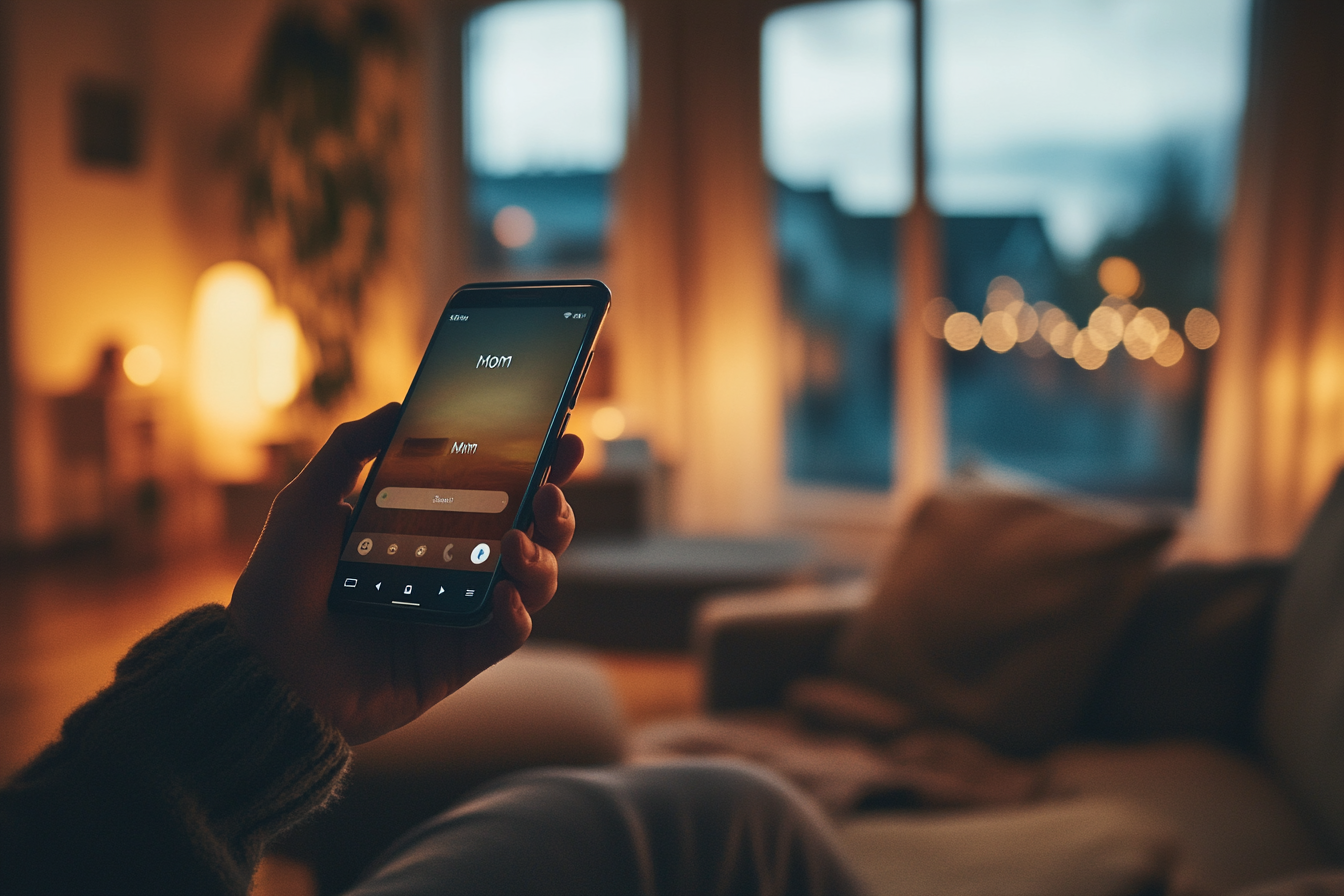 Ein Mann hält sein Handy in der Hand | Quelle: Midjourney