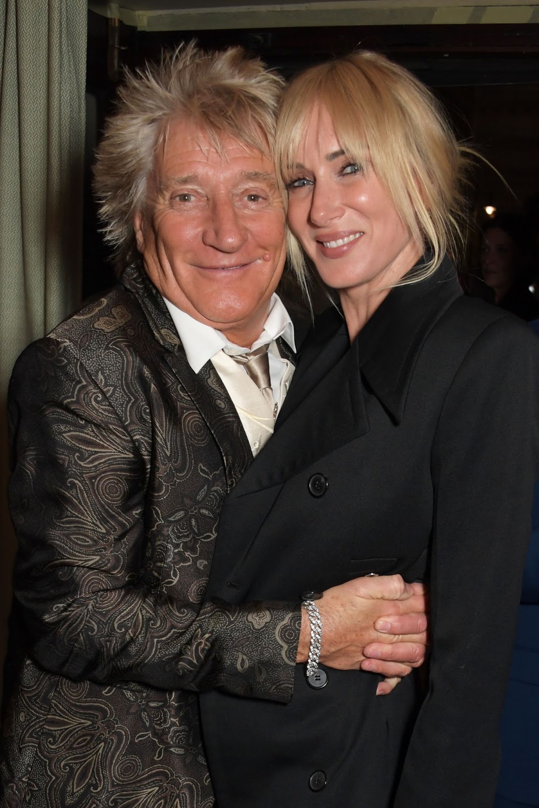 Rod und Kimberly Stewart bei der Langan's Launch Night am 28. Oktober 2021 in London, England. | Quelle: Getty Images