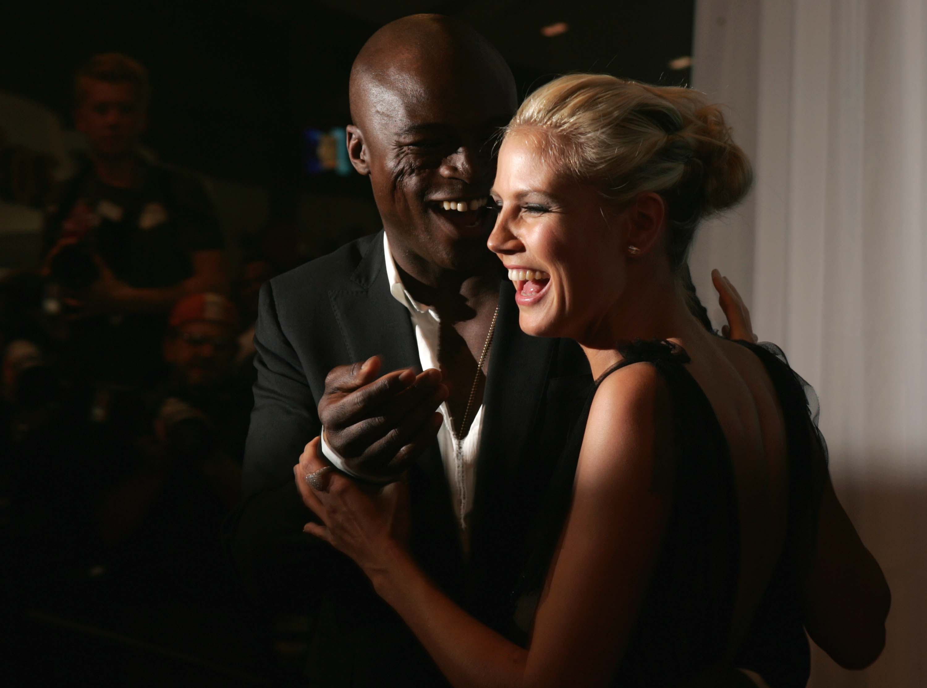 Seal und Heidi Klum kommen zu den World Music Awards 2004 im Thomas and Mack Center am 15. September 2004 in Las Vegas, Nevada | Quelle: Getty Images