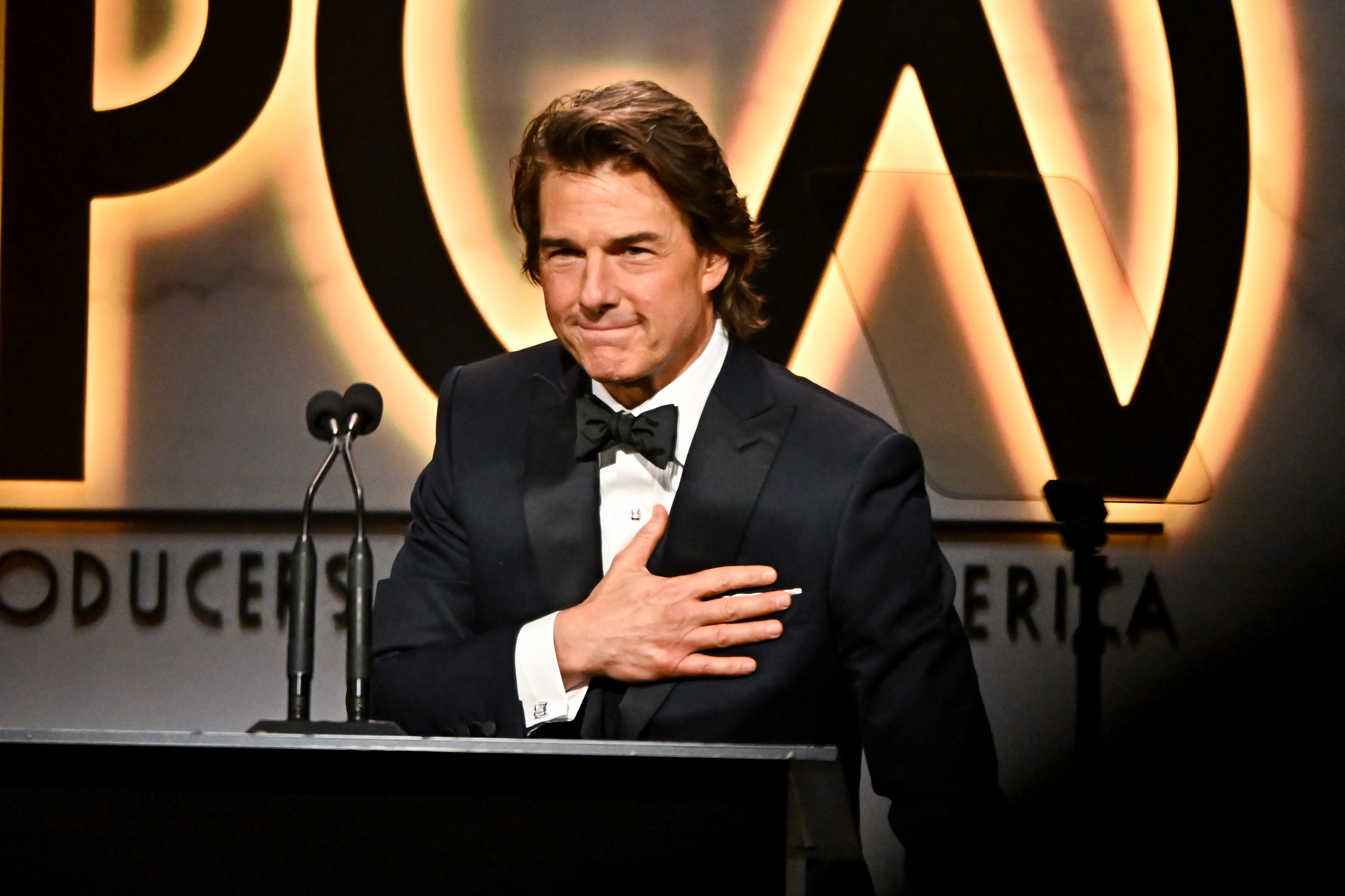 Tom Cruise bei den 34th Annual Producers Guild Awards in Beverly Hills, Kalifornien am 25. Februar 2023. | Quelle: Getty Images