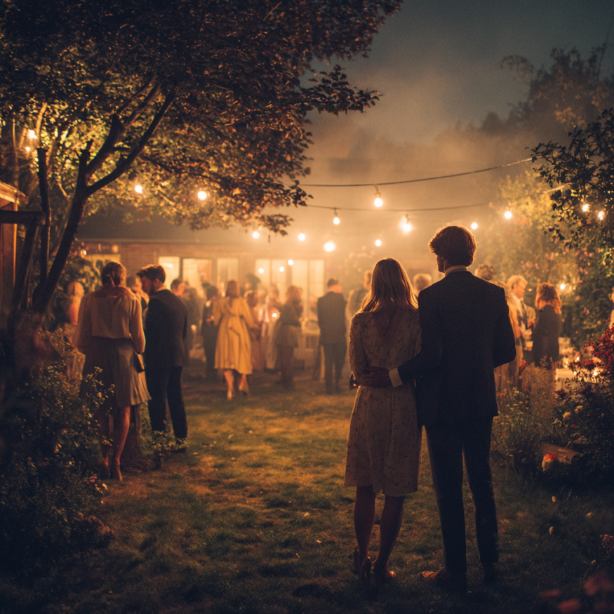 Eine Hochzeits-Afterparty | Quelle: Midjourney