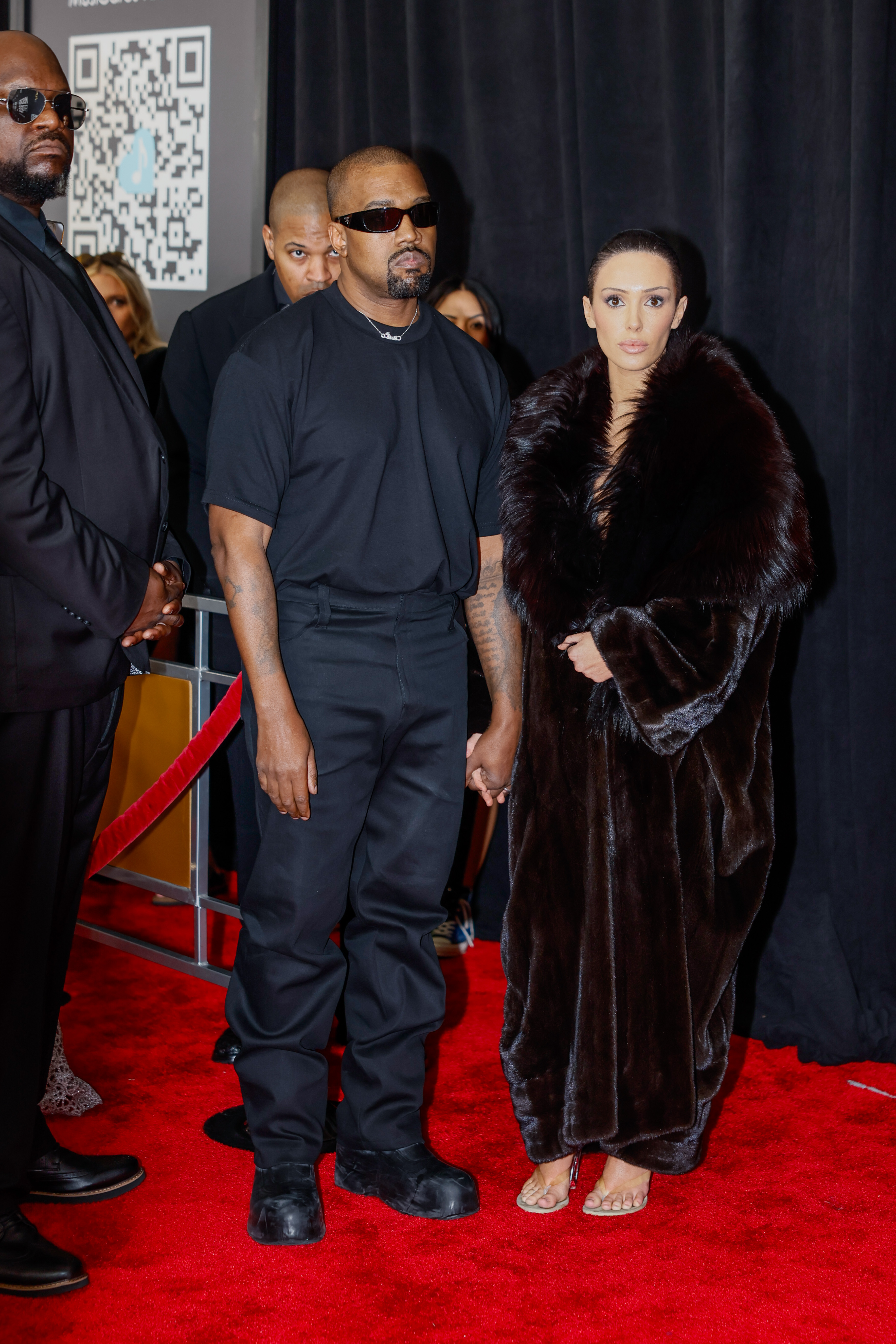 Kanye West und Bianca Censori besuchen die 67. Grammys Awards in der Crypto.com Arena in Los Angeles, Kalifornien, am Sonntag, 2. Februar 2025 | Quelle: Getty Images