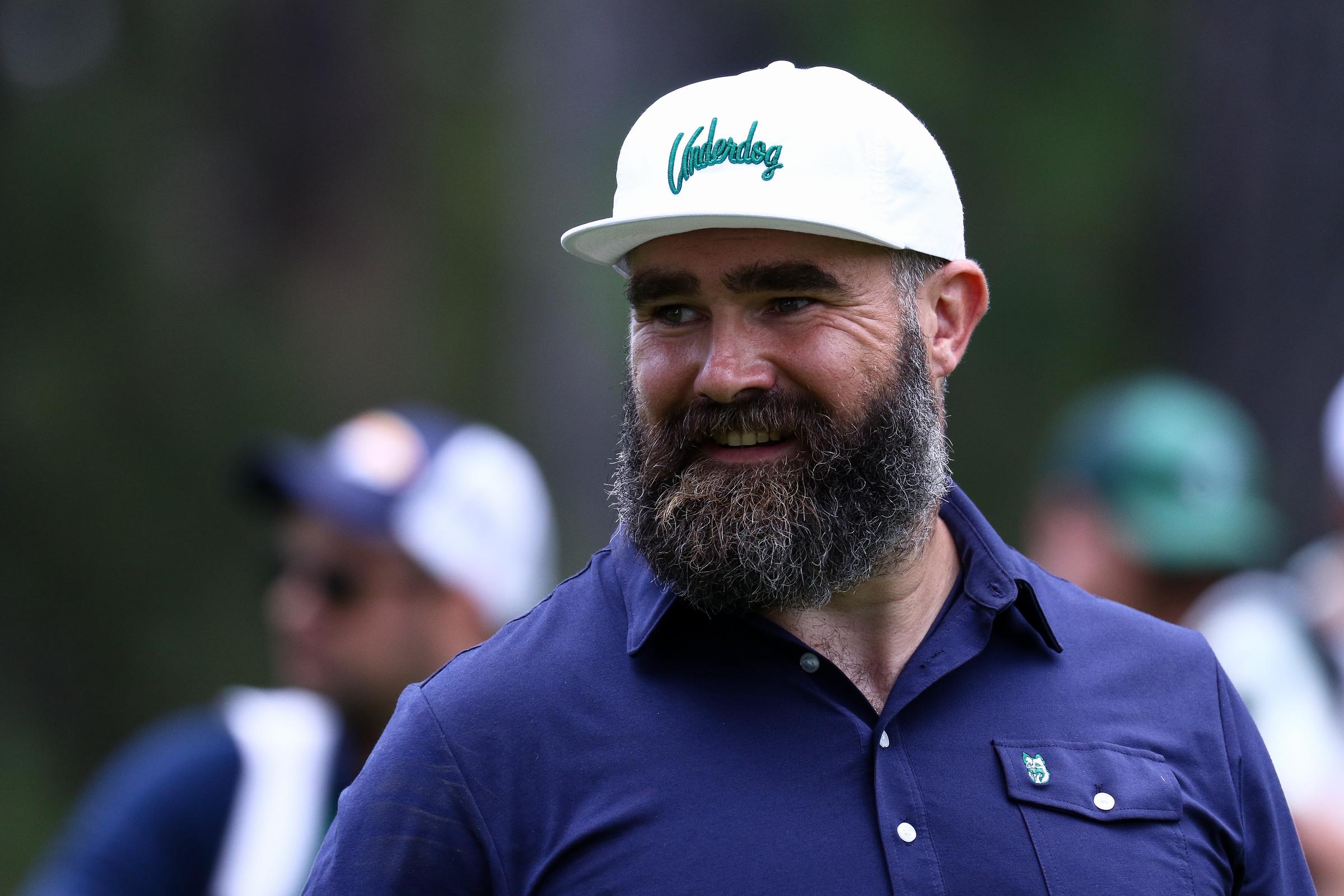 Jason Kelce bei der 2024 American Century Championship auf dem Edgewood Tahoe Golf Course am 13. Juli 2024 in Stateline, Nevada. | Quelle: Getty Images