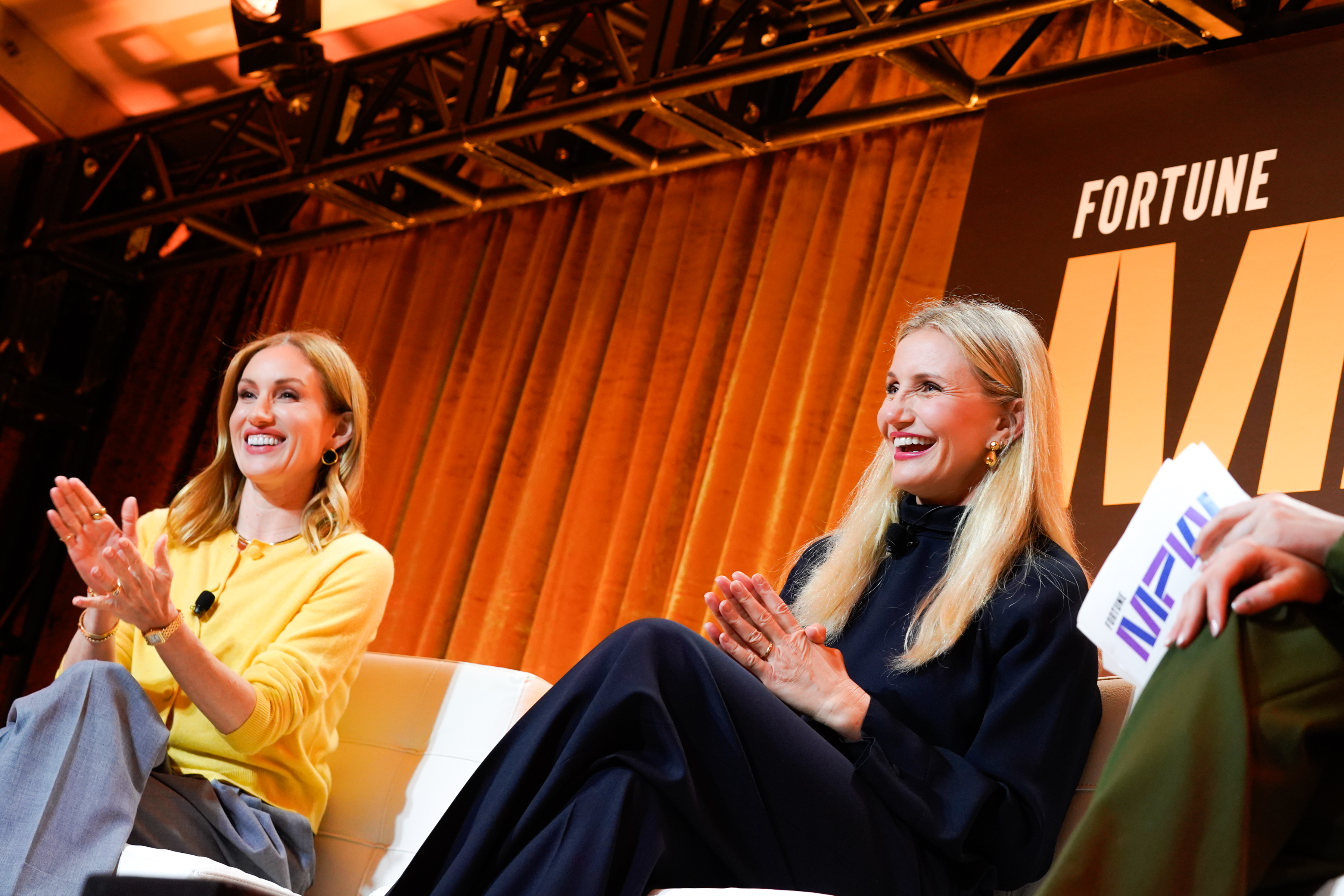 Katherine Power, Cameron Diaz und Emma Hinchliffe am 14. Oktober 2024 in Laguna Niguel, Kalifornien | Quelle: Getty Images