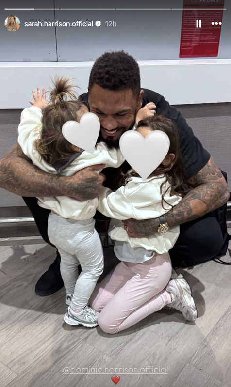 Screenshot aus der Instagram-Story | Quelle: Instagram/sarah.harrison.official