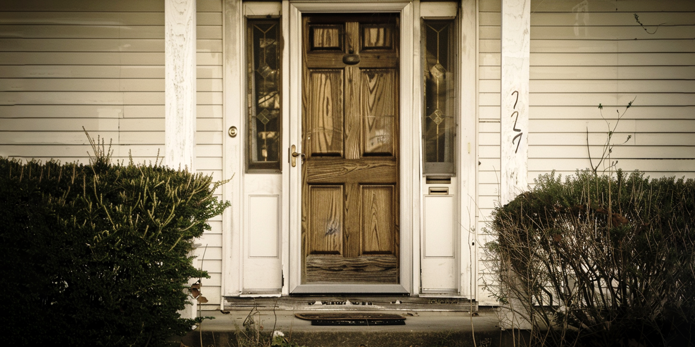 Eingangstür eines Hauses | Quelle: Midjourney