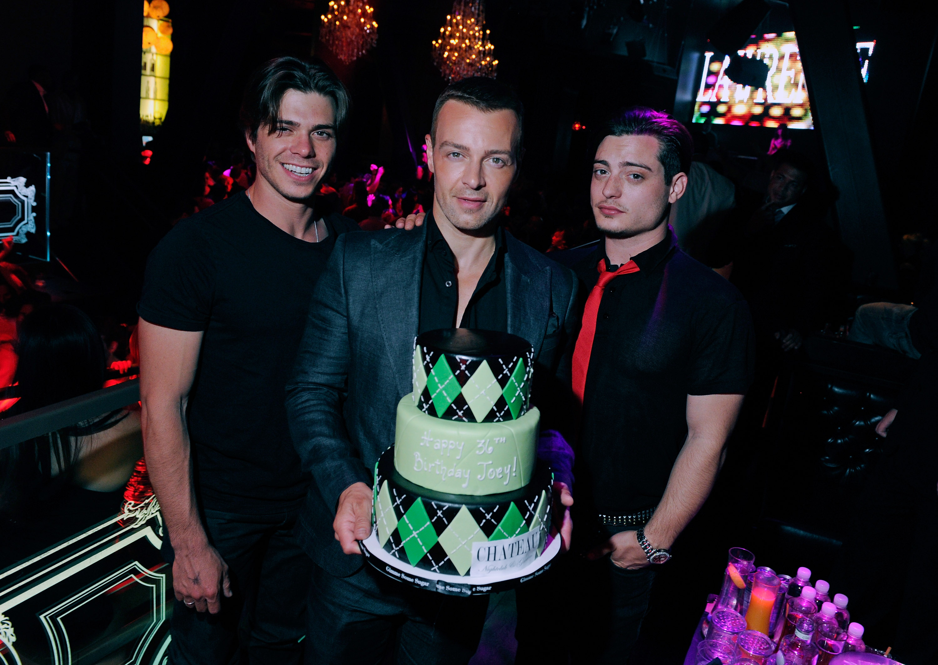 Matthew, Joey und Andrew Lawrence, aufgenommen im Chateau Nightclub & Gardens am 28. April 2012 in Las Vegas, Nevada. | Quelle: Getty Images