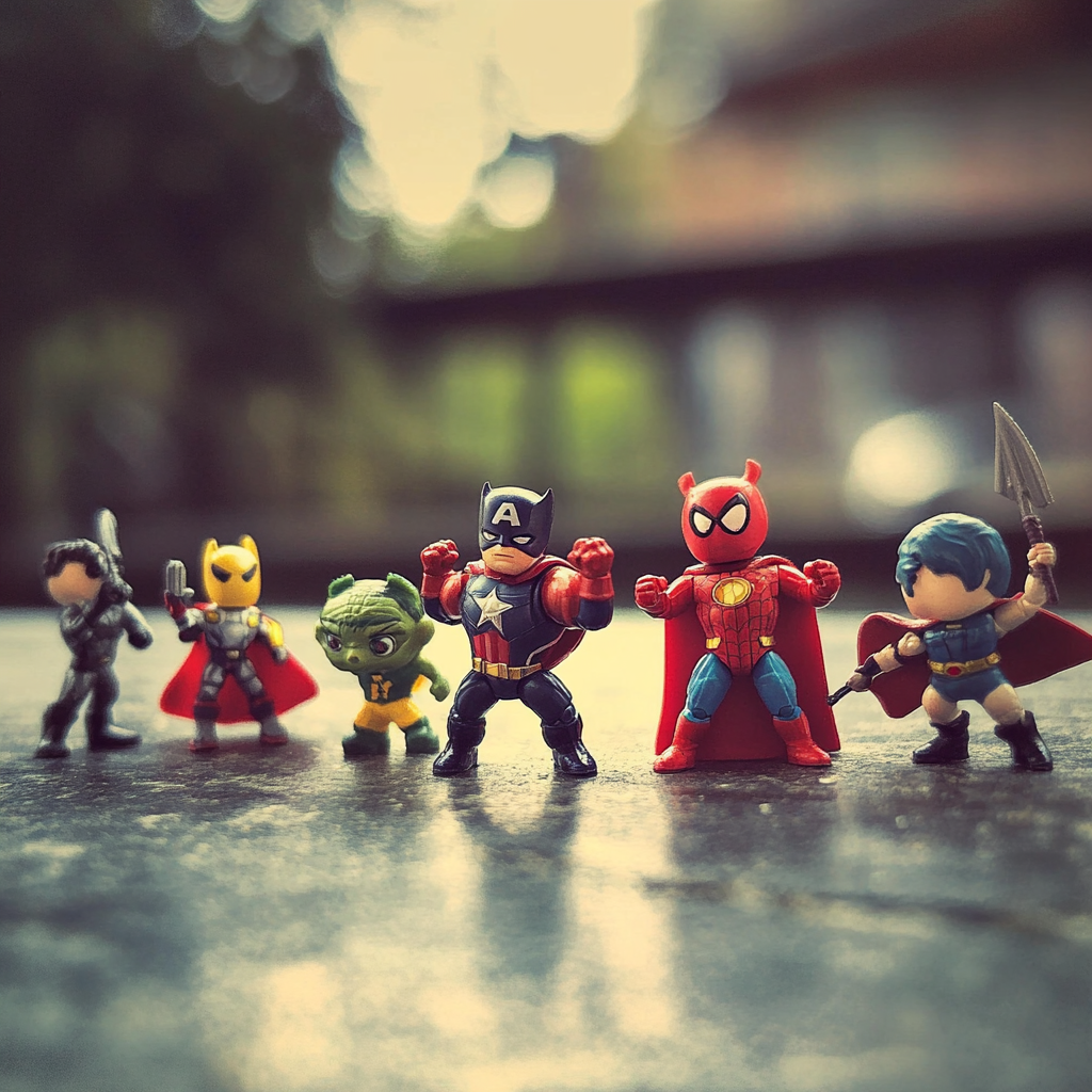 Figuren von Superhelden | Quelle: Midjourney