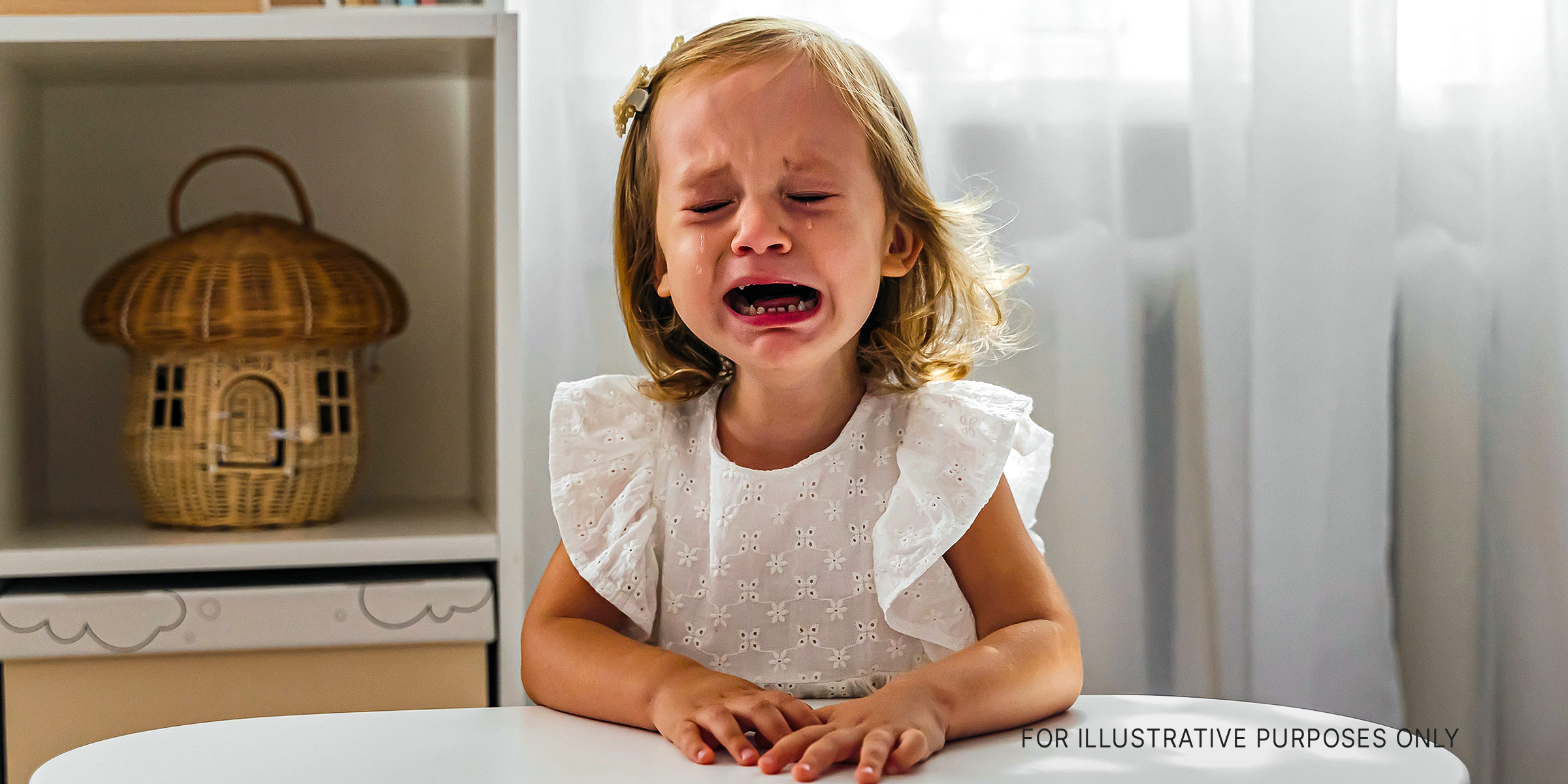 Ein kleines Mädchen weint | Quelle: Getty Images