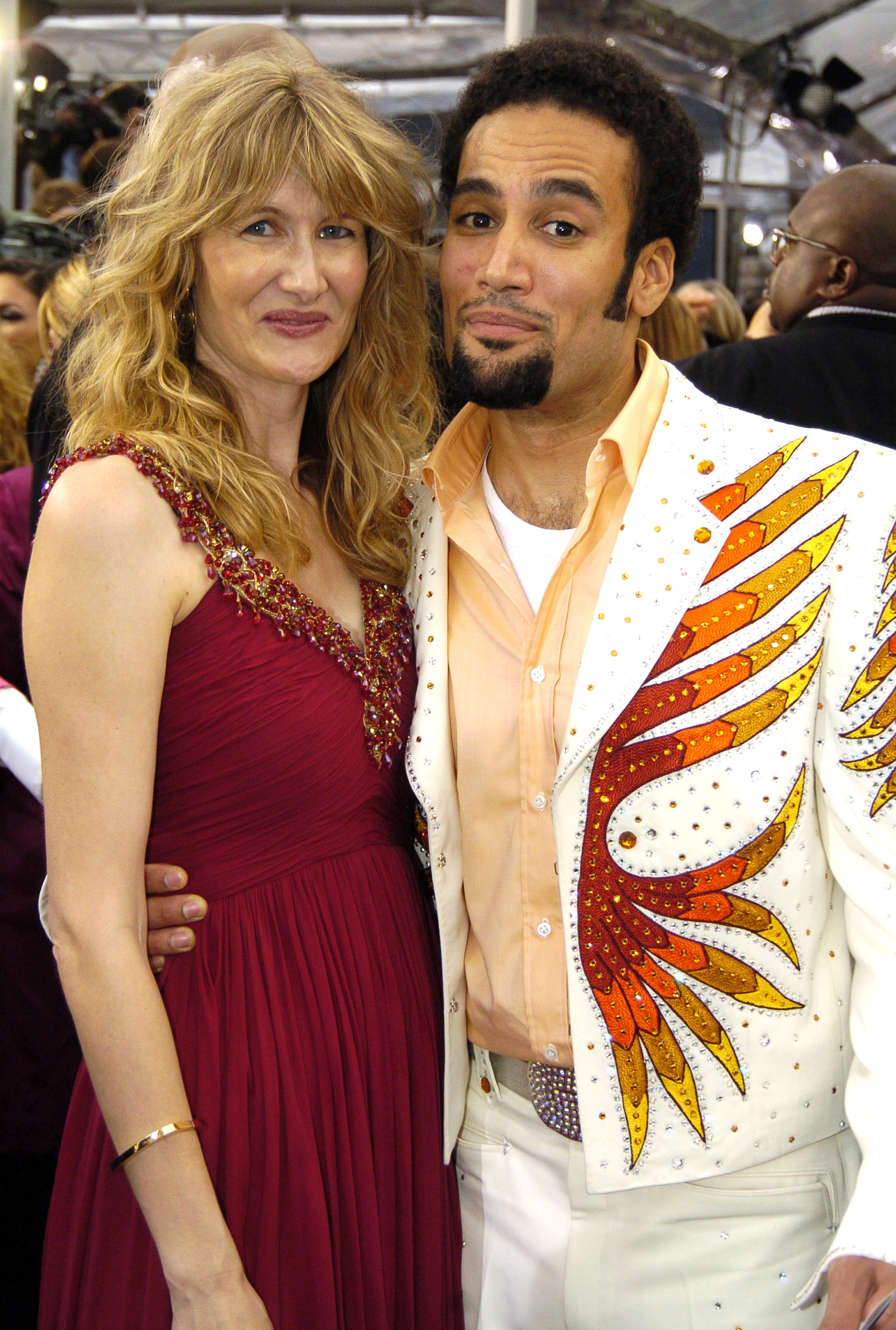 Laura Dern und Ben Harper bei den 47th Annual Grammy Awards am 13. Februar 2005 in Los Angeles, Kalifornien. | Quelle: Getty Images