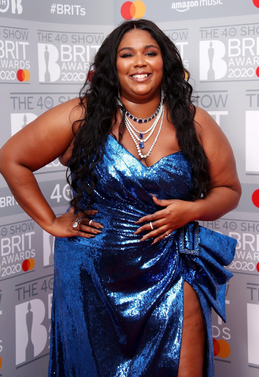 Lizzo posiert in den Siegerzimmern bei den BRIT Awards 2020 in der O2 Arena am 18. Februar 2020 in London, England | Quelle: Getty Images