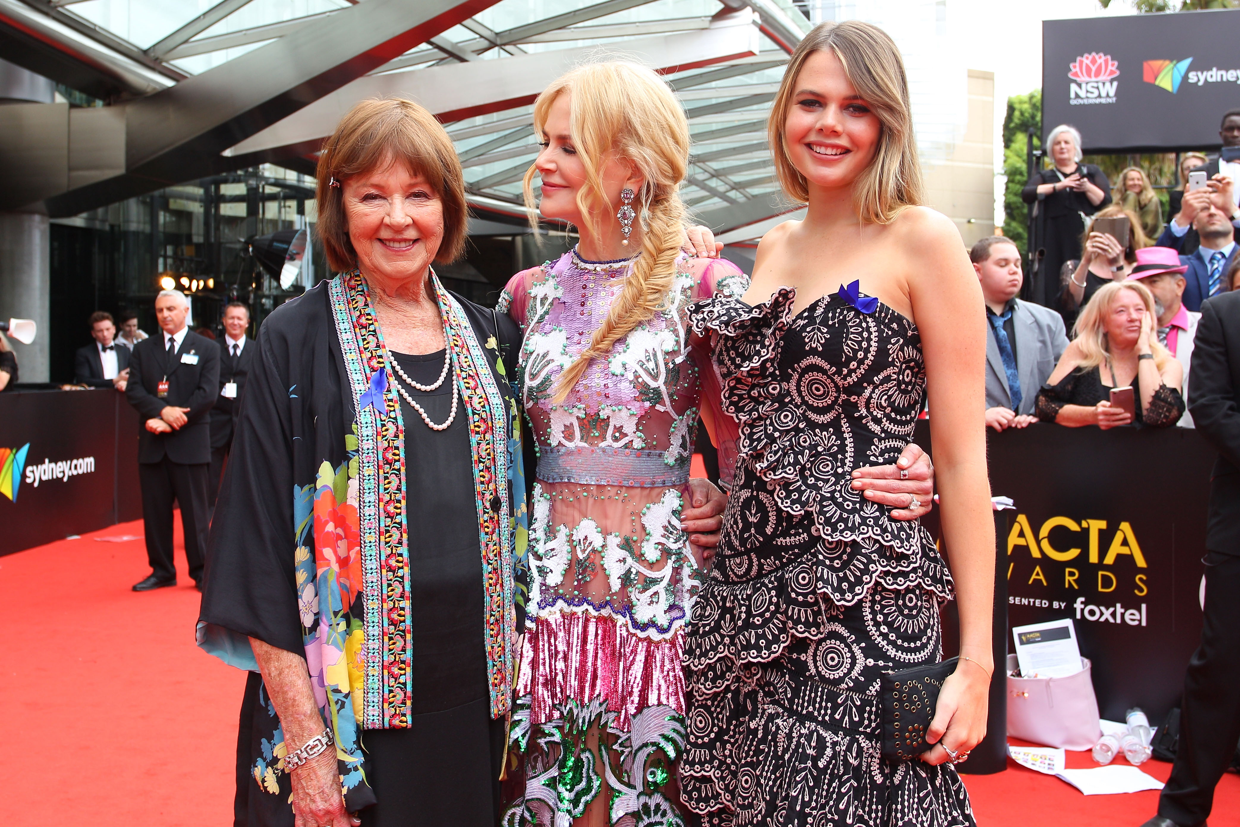 Janelle Ann Kidman, Nicole Kidman und Lucia Hawley am 5. Dezember 2018 in Sydney, Australien | Quelle: Getty Images