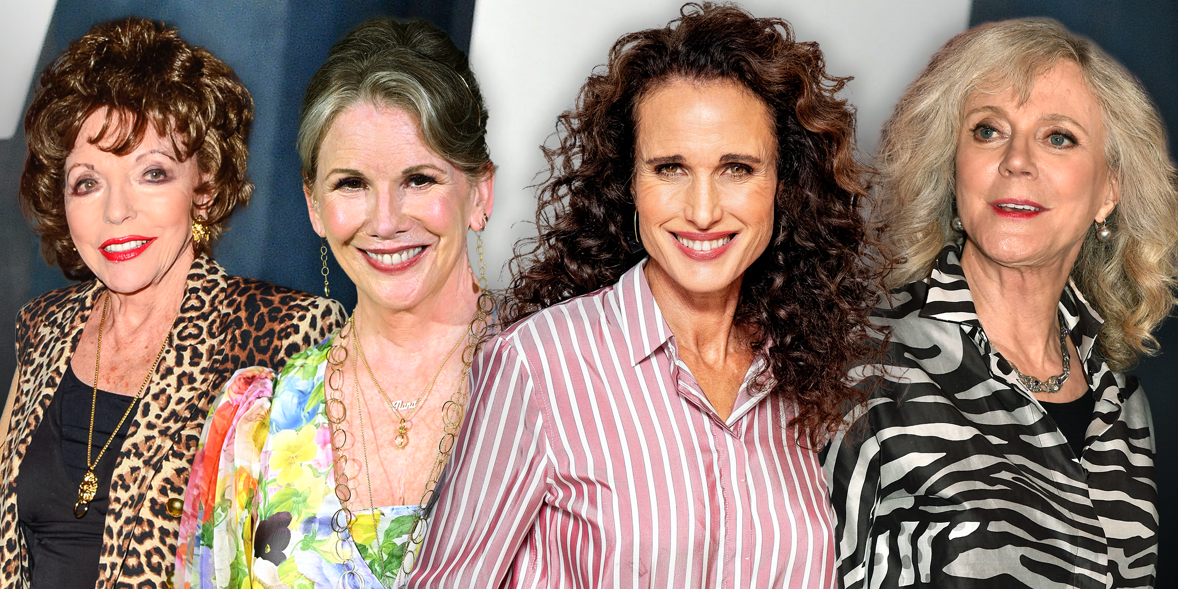 Joan Collins, Melissa Gilbert, Andie MacDowell und Blythe Danner | Quelle: Getty Images