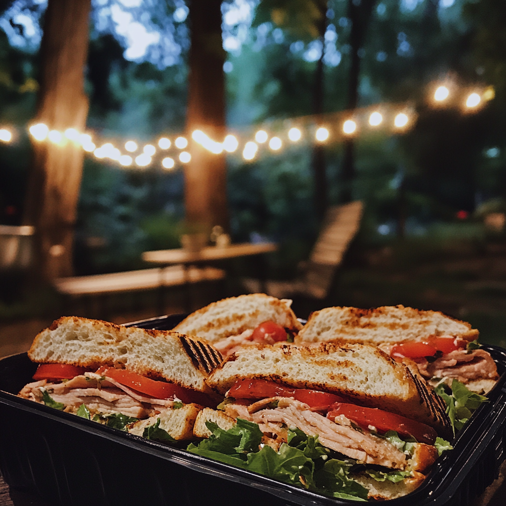 Ein Container mit Sandwiches | Quelle: Midjourney