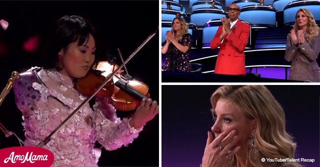Körperlich behinderte Violinistin beeindruckt tausende Menschen weltweit mit ihrem Auftritt