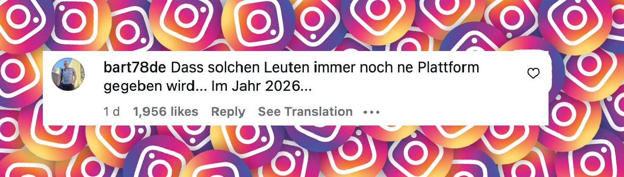 Fan-Kommentar | Quelle: instagram.com/reel/DVLSAd7jHeG/