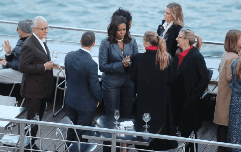 Michelle Obama auf der Kreuzfahrt in Paris | Quelle: TMZ