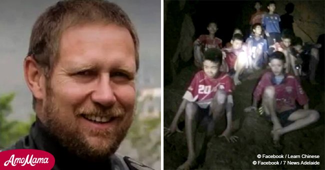 Jungen, die in einer thailändischen Höhle steckengeblieben sind, wurden von Richard Harris gerettet, der eine Nachricht vom Tod seines Vaters erhielt 