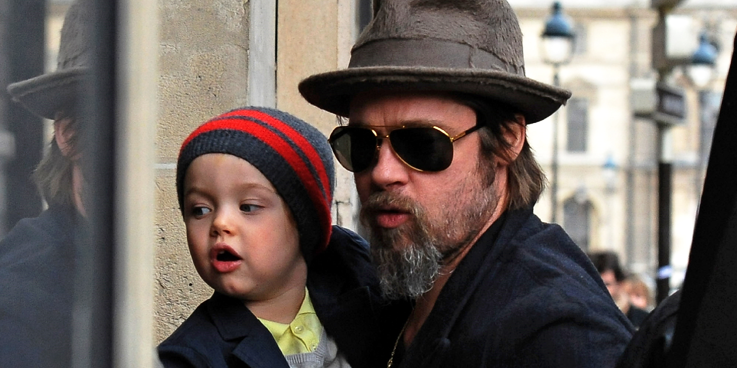 Brand Pitt und seine Tochter Shiloh | Quelle: Getty Images